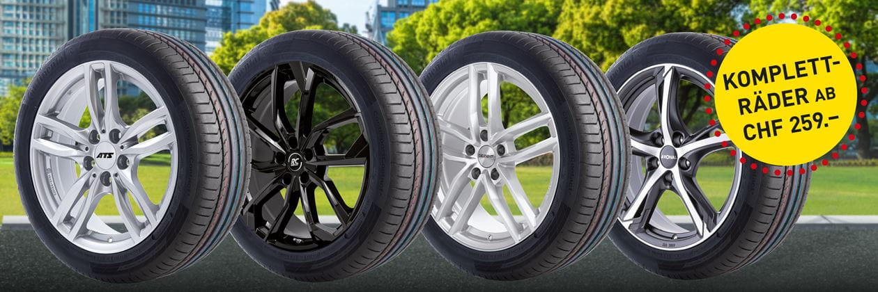 Migrol Autoservice Kompletträder Sommer 2023