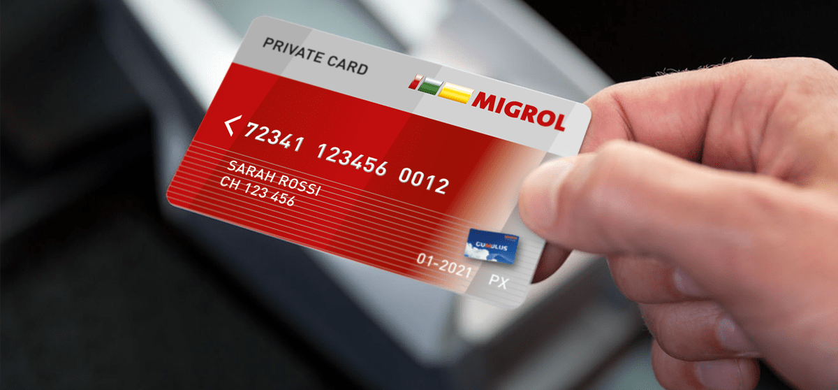 Migrol Private Card | Doubles points Cumulus | Migrol SA