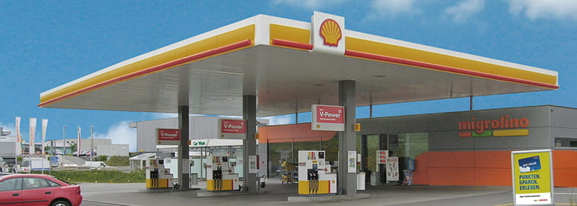 Tankstellen & Autoprodukte_Zusammenarbeit_Shell Station