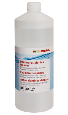 Zusatzprodukte_Demineralisiertes Wasser